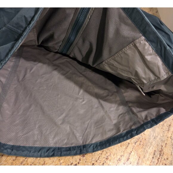 EMS EASTERN MOUNTAIN SPORTS Packable Rain Jacket Women's M Green EUC Hooded - Picture 5 of 15